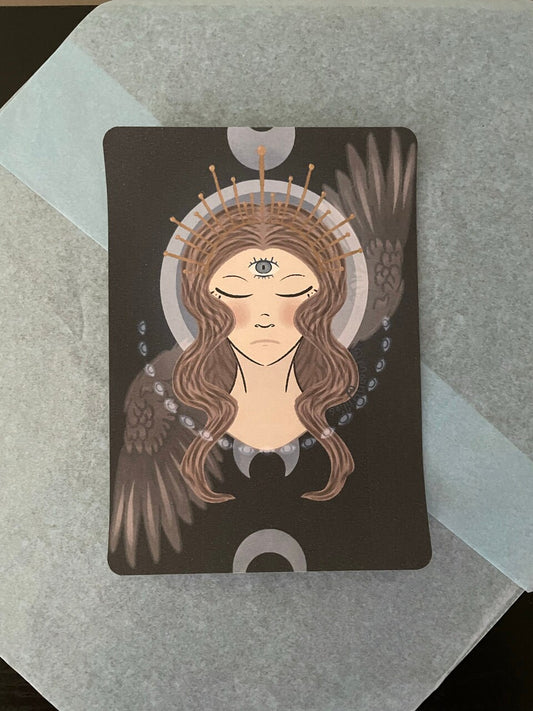 Once in a Blue Moon | Sticker | Original Art Print 5x7