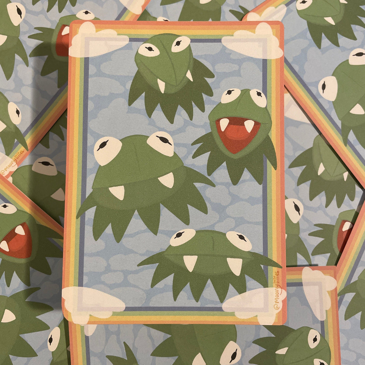Vampire Frog Print - Inspired by Kermit the Frog