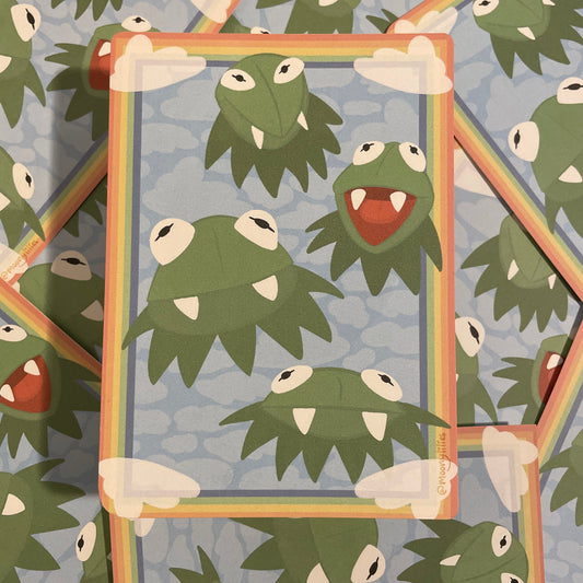 Vampire Frog Print - Inspired by Kermit the Frog