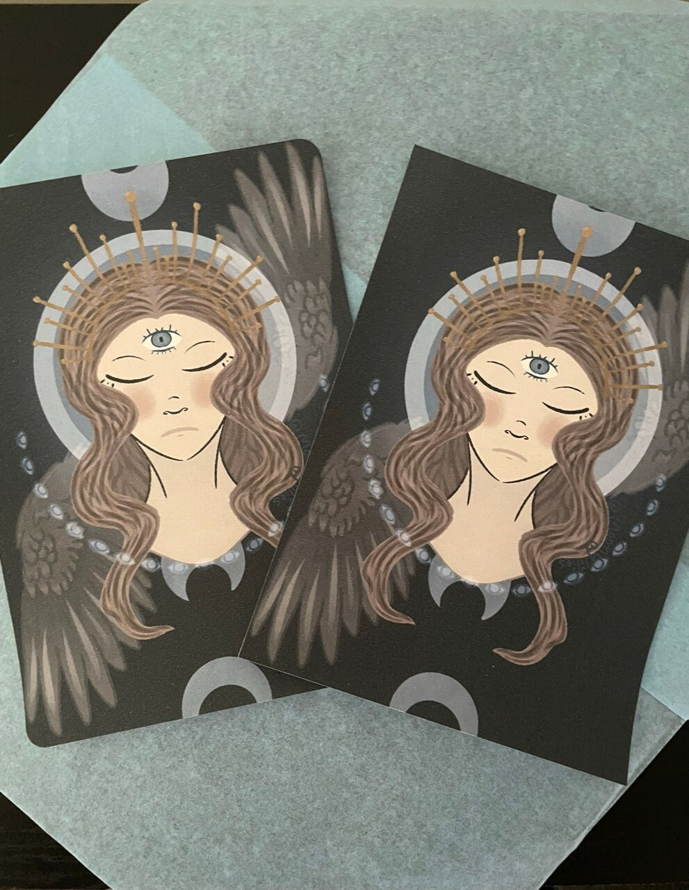 Once in a Blue Moon | Sticker | Original Art Print 5x7