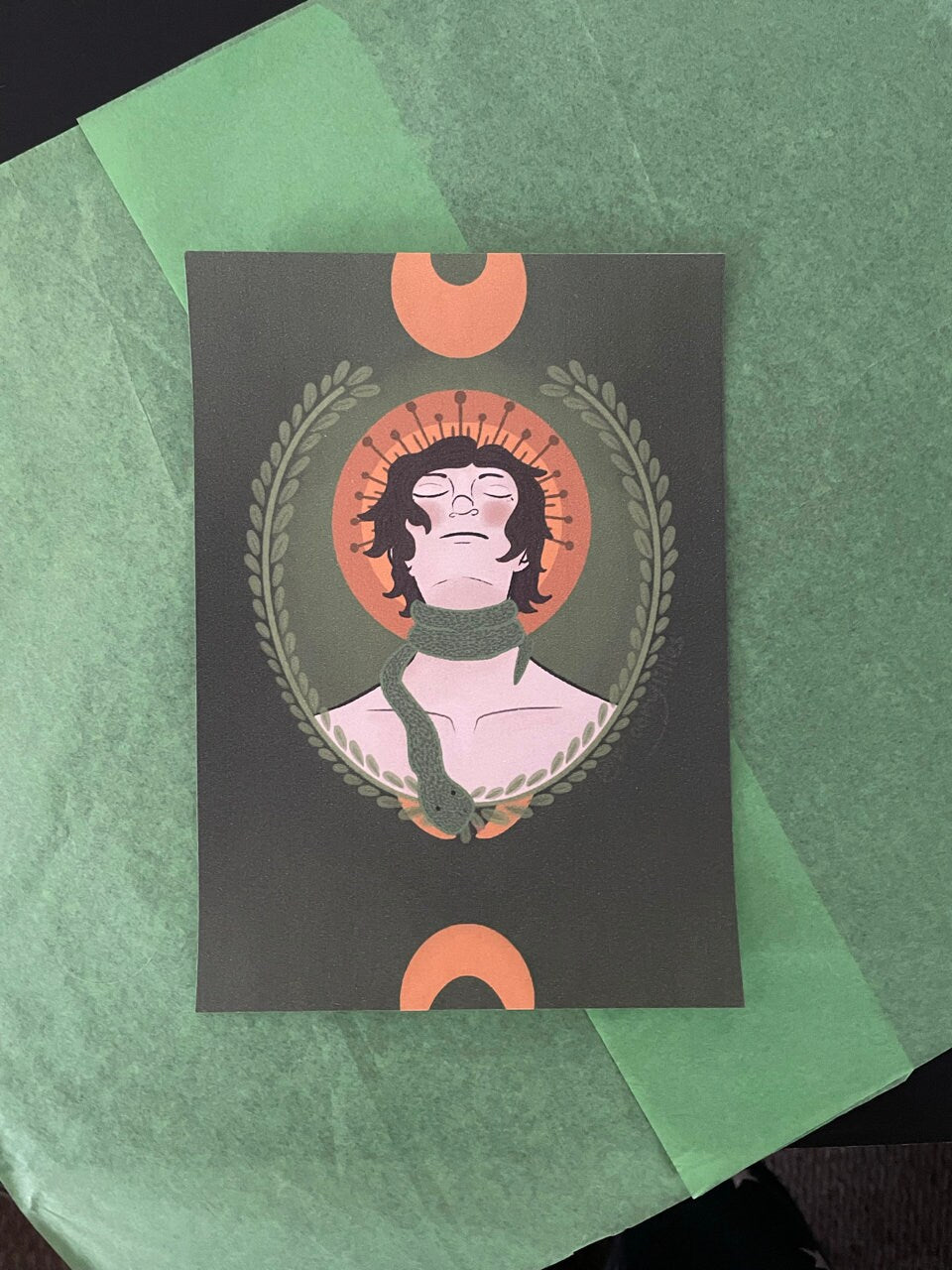 Snake Boy | Original Art Print 5x7
