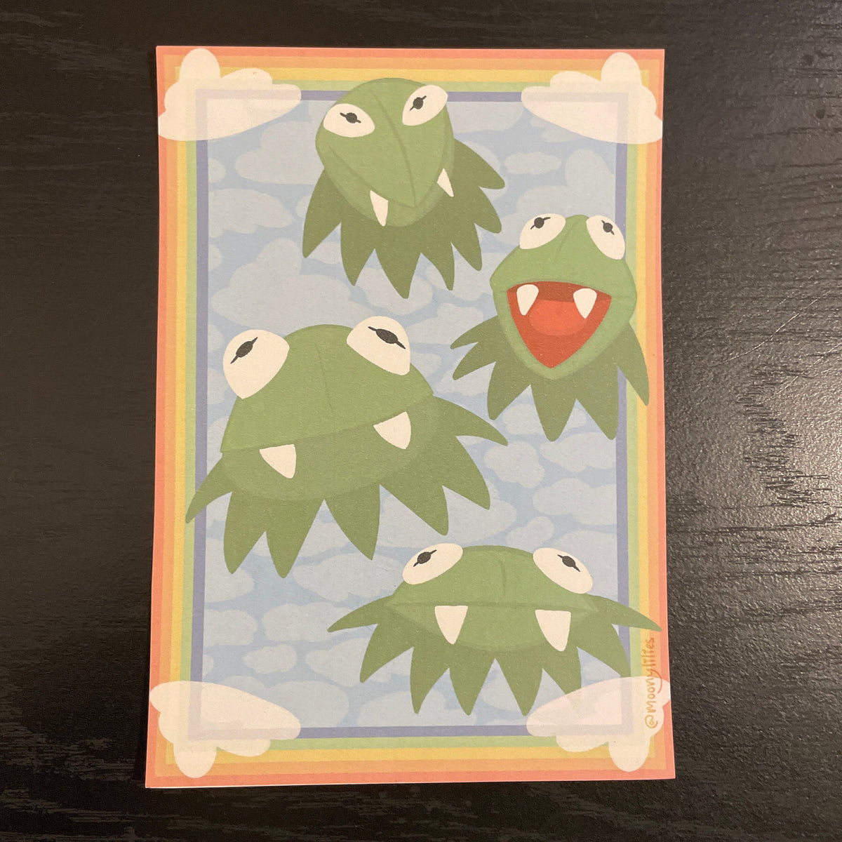 Vampire Frog Print - Inspired by Kermit the Frog
